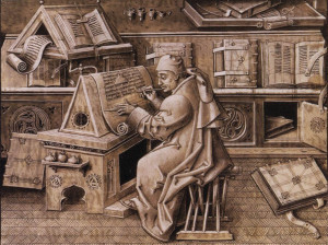 medieval scribe