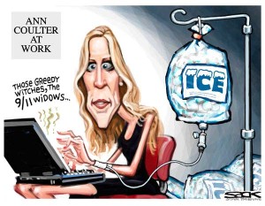 ann coulter caricature